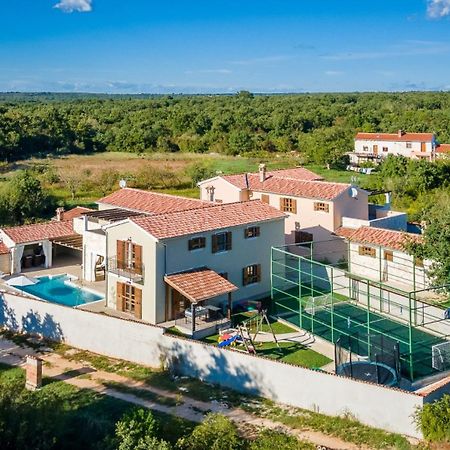 Villa Rajana For 14 Persons With Kids Playground & Pool Heating In Central Istria Svetvinčenat Exteriér fotografie